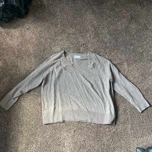 Old Navy Women's V-Neck Sweater - Light Brown